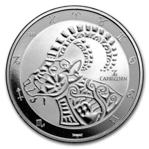 Tokelau - $5 Zodiac Series: Capricorn - 1oz Silver