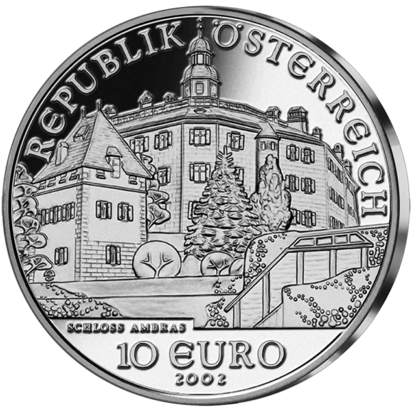 10 Euro - Schloss Ambras - 2002 - Proof