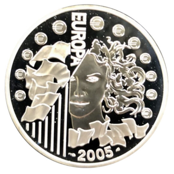 1 1/2 Euro – 50 jaar Europese vlag – 2005 (Proof) - Afbeelding 2