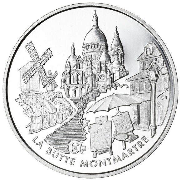 1 1/2 Euro - La Butte Madeleine - 2002 - Proof - Afbeelding 2