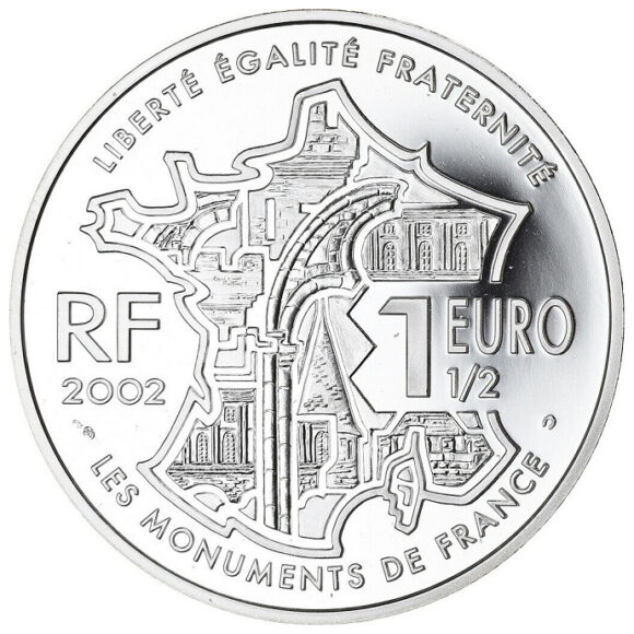 1 1/2 Euro - La Butte Madeleine - 2002 - Proof