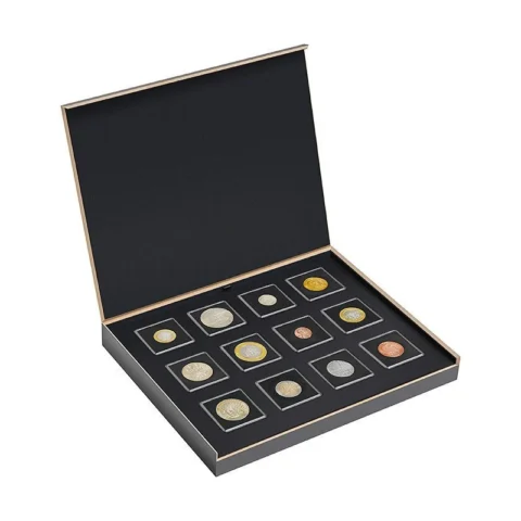 LUXOR coin case 12x QUADRUM coin capsule