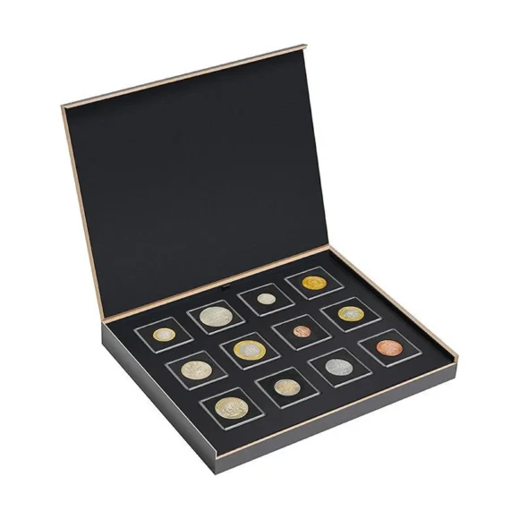 LUXOR coin case 12x QUADRUM coin capsule